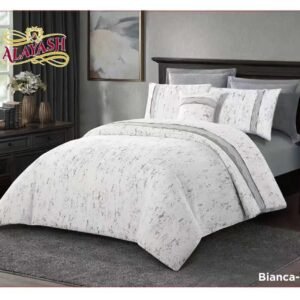 لحاف بـيـانـكا شـتـوي شانـيل مـع مـخـمـل كـيـنـج سـايـز 7 قـطـع