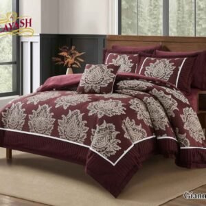 لـحـاف جـيـانـا شـتـوي جـاكـار مـع مـخـمـل كـيـنـج سـايـز 7 قـطـع