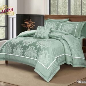 لـحـاف جـيـانـا شـتـوي جـاكـار مـع مـخـمـل كـيـنـج سـايـز 7 قـطـع