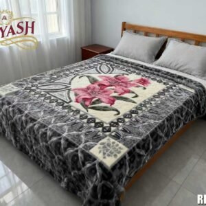 بطانيه ريلاكس مقاس 240×220 سم طبقه واحده (1 PLY) مشجر