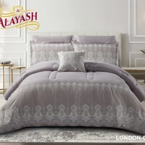 لـحـاف لــنــدن كـيـنـج 7 قـطـع دانـتـيـل