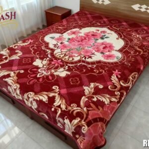 بطانيه ريلاكس مقاس 240×220 سم طبقه واحده (1 PLY) مشجر