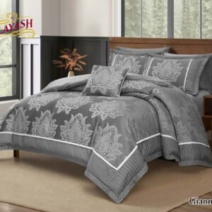 لـحـاف جـيـانـا شـتـوي جـاكـار مـع مـخـمـل كـيـنـج سـايـز 7 قـطـع