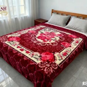 بطانيه ريلاكس مقاس 240×220 سم طبقه واحده (1 PLY) مشجر