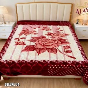 بطانيه ديلوكس مقاس 240×220 سم طبقتين (2 PLY) مشجر