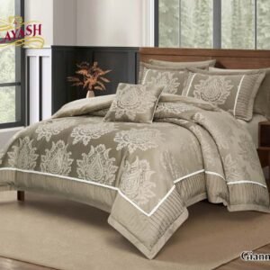 لـحـاف جـيـانـا شـتـوي جـاكـار مـع مـخـمـل كـيـنـج سـايـز 7 قـطـع