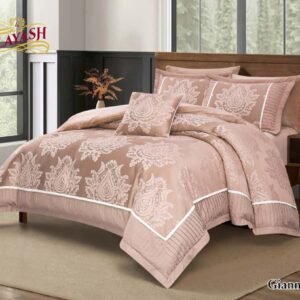 لـحـاف جـيـانـا شـتـوي جـاكـار مـع مـخـمـل كـيـنـج سـايـز 7 قـطـع